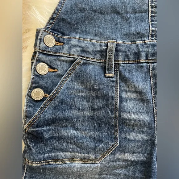 SO Denim Shortall girls size 10 - Picture 2 of 5